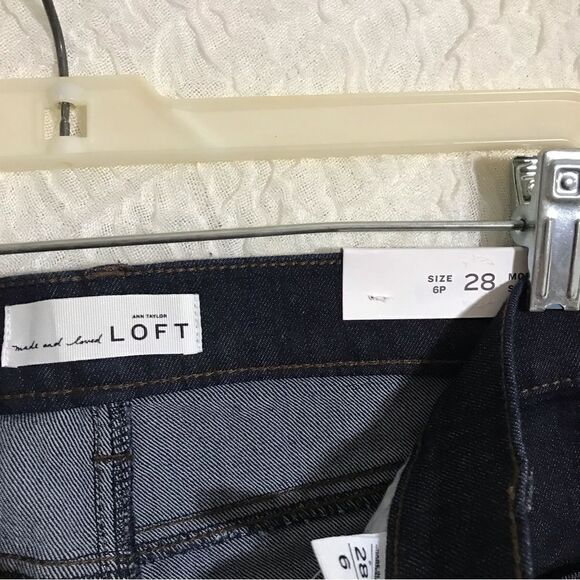 Ann Taylor Loft Blue Modern Skinny 28/6 P - Picture 8 of 9